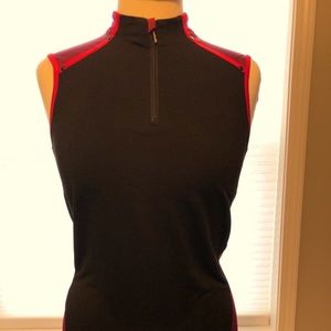 GG Blue Sleeveless golf shirt